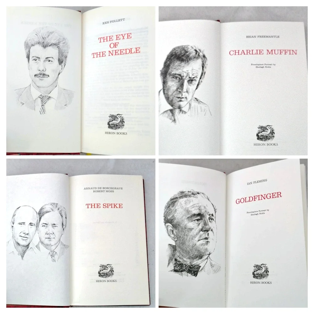 Heron Books Lot Of 13 Classic Literature Collection Red Hardback Decorative VTG